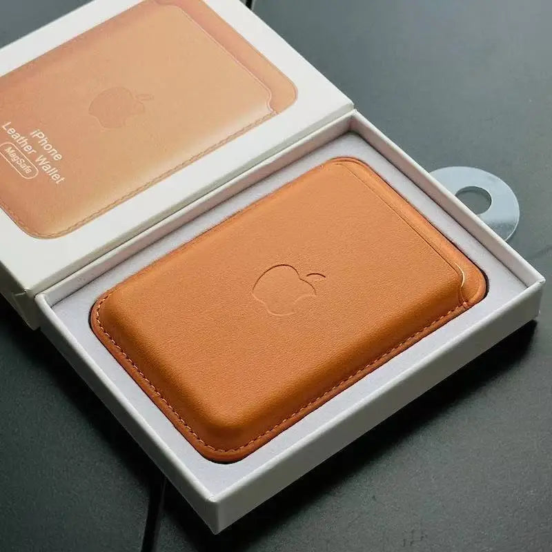 Original Leather Magsafe Wallet Magnetic Card Holder Case for Iphone 15 14 12 11 13 16 17 Pro Max Cases Cover Accessories
