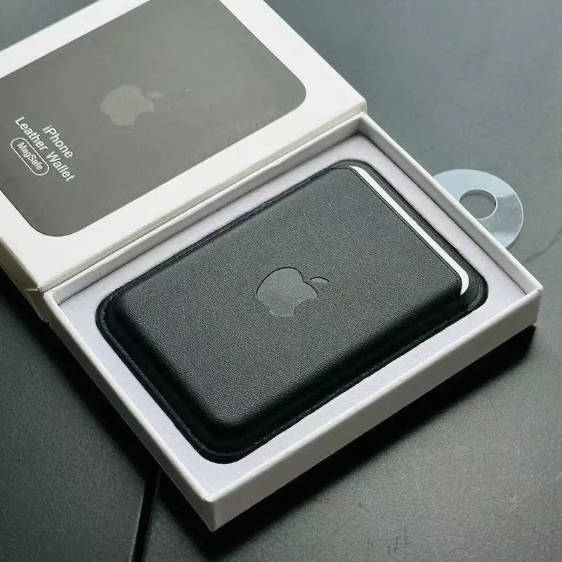 Original Leather Magsafe Wallet Magnetic Card Holder Case for Iphone 15 14 12 11 13 16 17 Pro Max Cases Cover Accessories