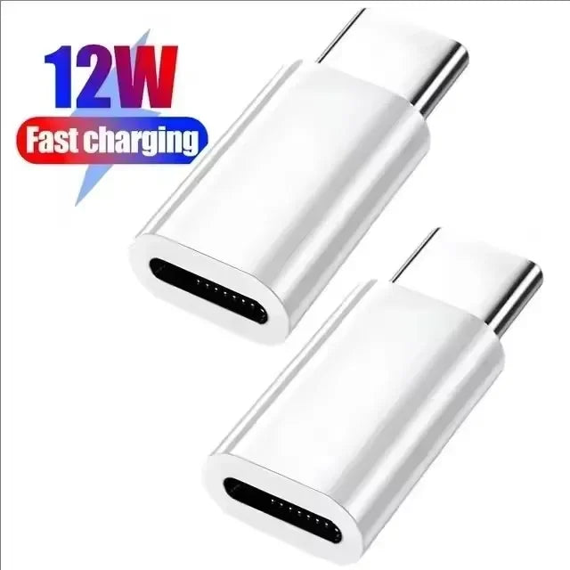IOS to USB C Fast Charging Adaptador Lightnning to Type C Adapter USB C Data Transfer Converter for Iphone 16 15 Samsung Google