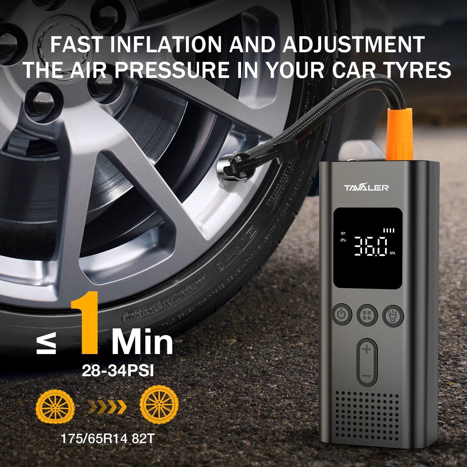 Wireless Air Pump 150Psi Portable Electric Tire Inflator for Car Bicycle Motorcycle Air Compressor Injector Bike Accessories